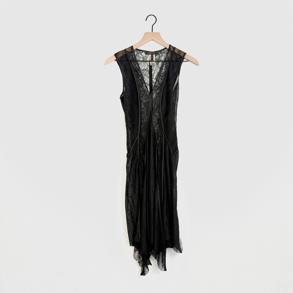 Sheer Black Lace Dress